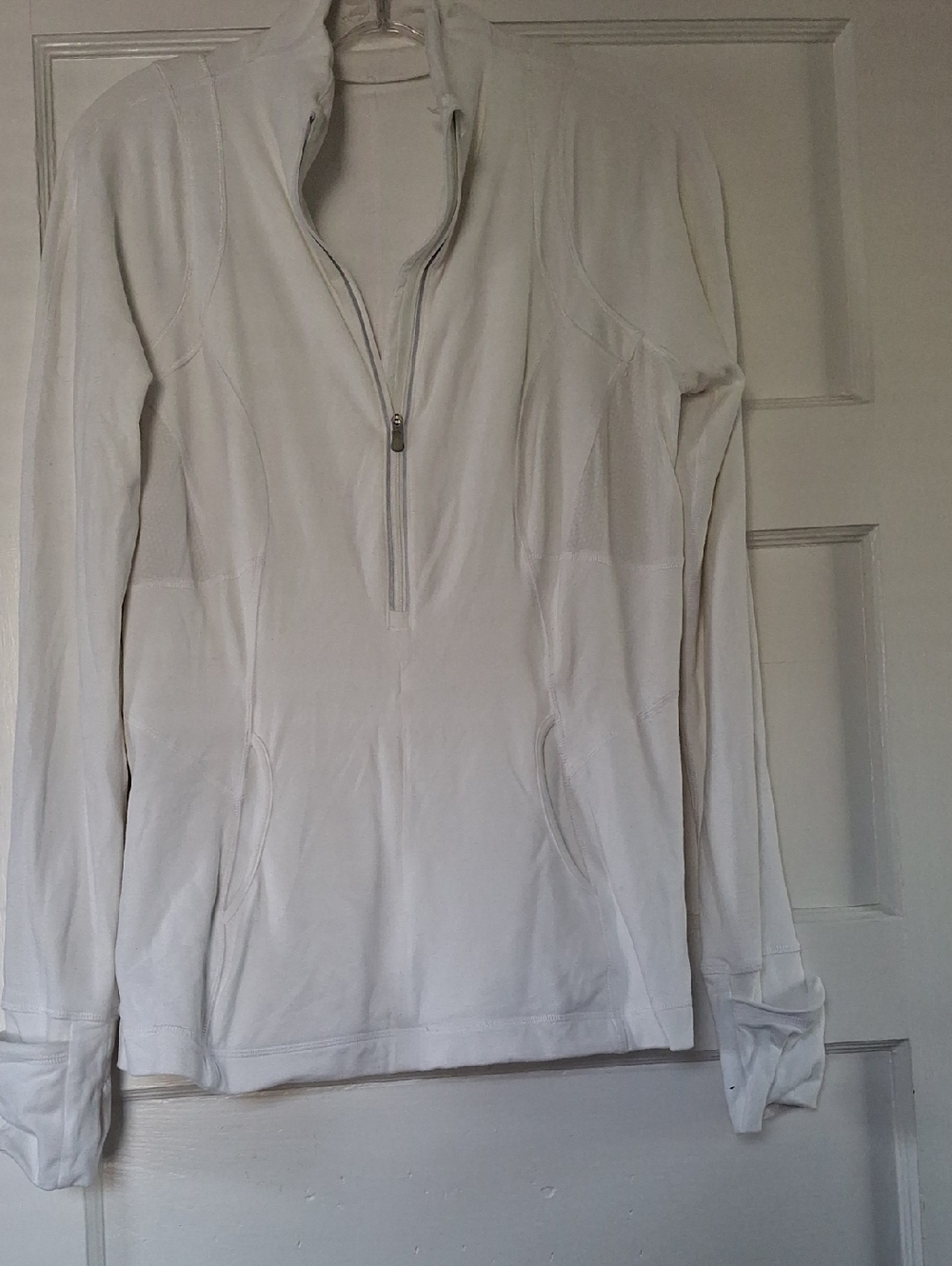 lululemon athletica White Half-Zip Pullover